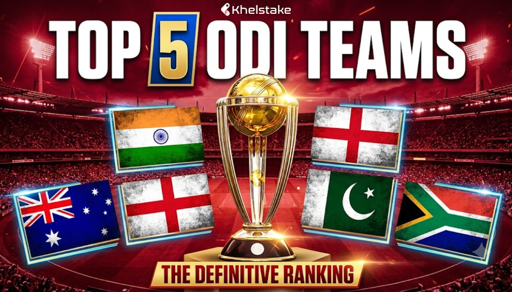Top 5 Men’s ODI Teams: Official ICC Rankings And Key Player Insights Top 5 Men's ODI Teams