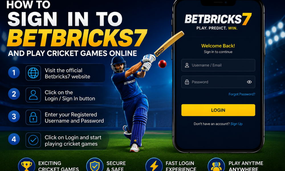 How to Sign In Betbricks7 and Play Cricket Games Betbricks7 Login