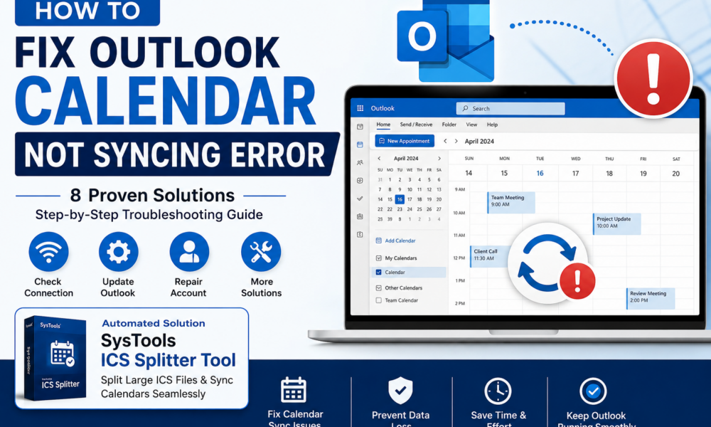 How to Fix Outlook Calendar Not Syncing Error
