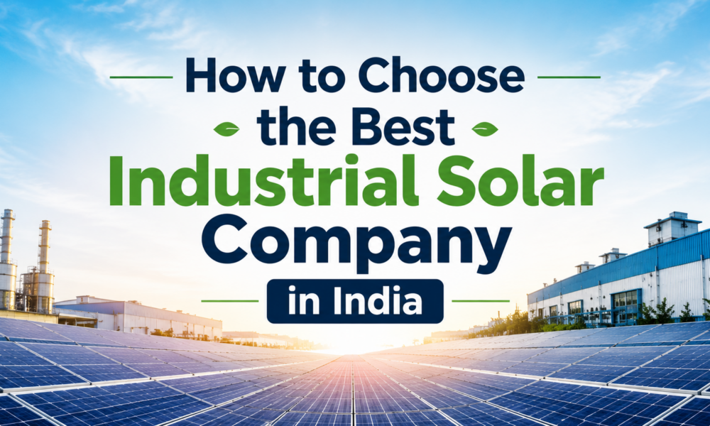 How to Choose the Best Industrial Solar Company in India How to Choose The Best Industrial Solar Company in India