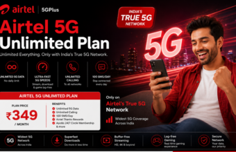 Airtel 5G unlimited plan promotion