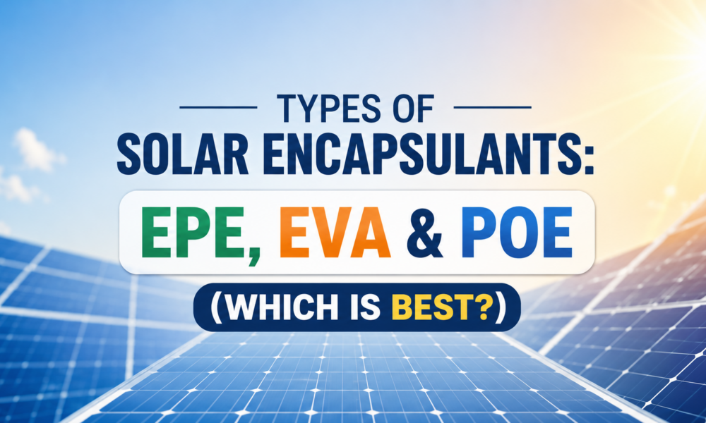 Types of Solar Encapsulants: EPE, EVA & POE (Which is best?) Types of Solar Encapsulants
